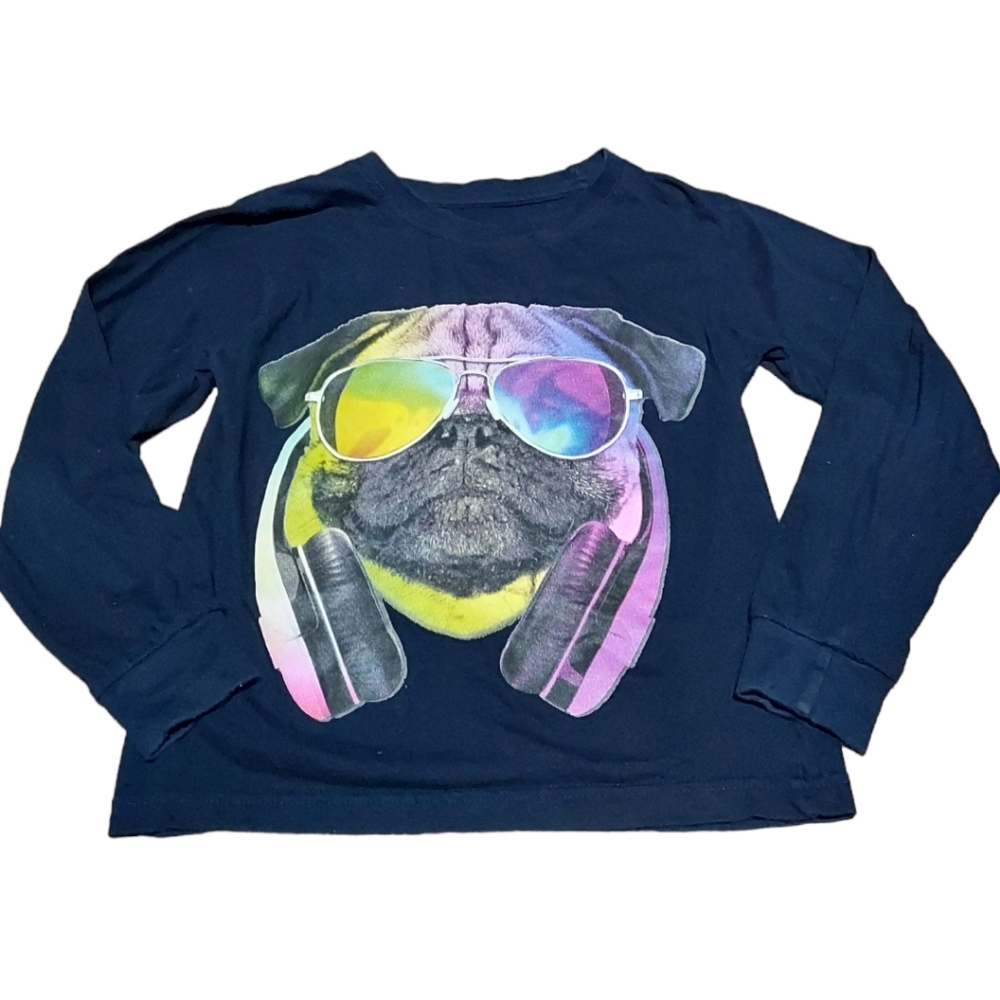 5/$25 Pug Print Long Sleeve shirt